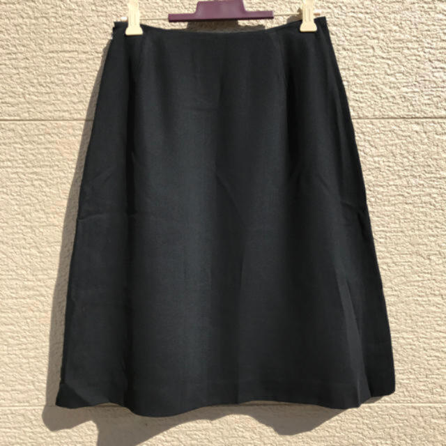 Jocomomola(ホコモモラ)の美品 Jocomomola ホコモモラ スカート 40 黒 ブラック レディースのスカート(ひざ丈スカート)の商品写真