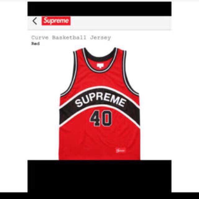Supreme(シュプリーム)のSupreme Curve Basketball Jersey 17ss M メンズのトップス(タンクトップ)の商品写真