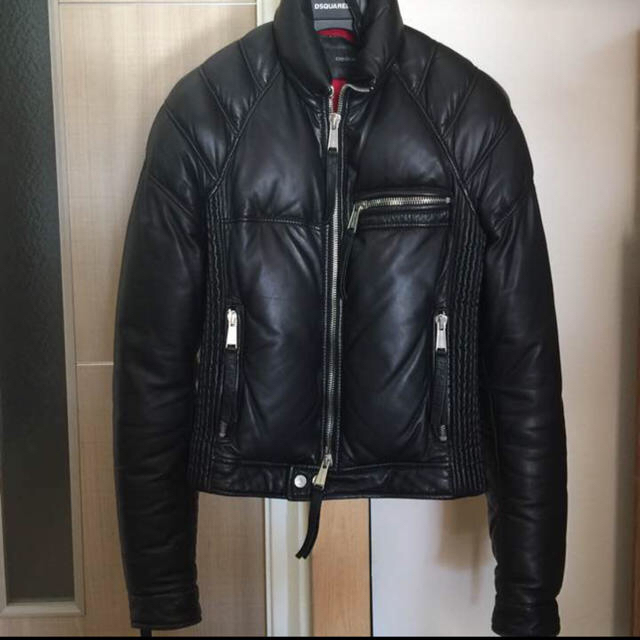 DSQUARED2 - dsquared2 レザーダウンジャケットです。の通販 by