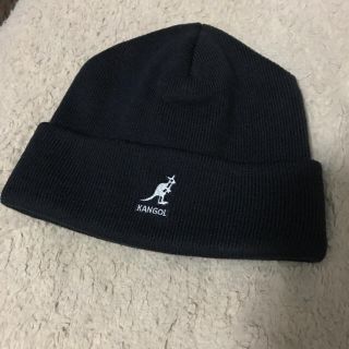 カンゴール(KANGOL)のKANGOLニット帽☀︎ネイビー(ニット帽/ビーニー)