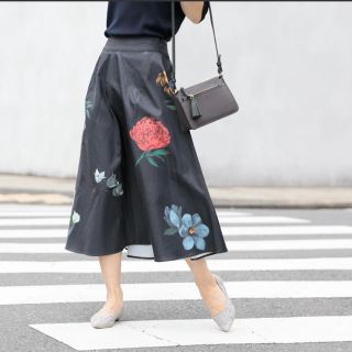アメリヴィンテージ(Ameri VINTAGE)の新品AMANDAスカート♡ブラック(ひざ丈スカート)