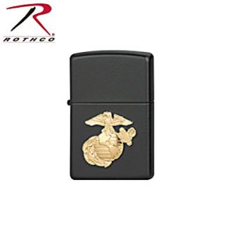 ジッポー(ZIPPO)のBlack Marine Corps Crest Zippo Lighter(タバコグッズ)