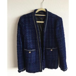 ザラ(ZARA)のZARAジャケット(ノーカラージャケット)