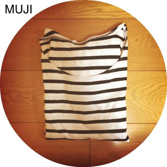 MUJI (無印良品)(ムジルシリョウヒン)のMUJI ボーダーワンピ レディースのワンピース(ひざ丈ワンピース)の商品写真