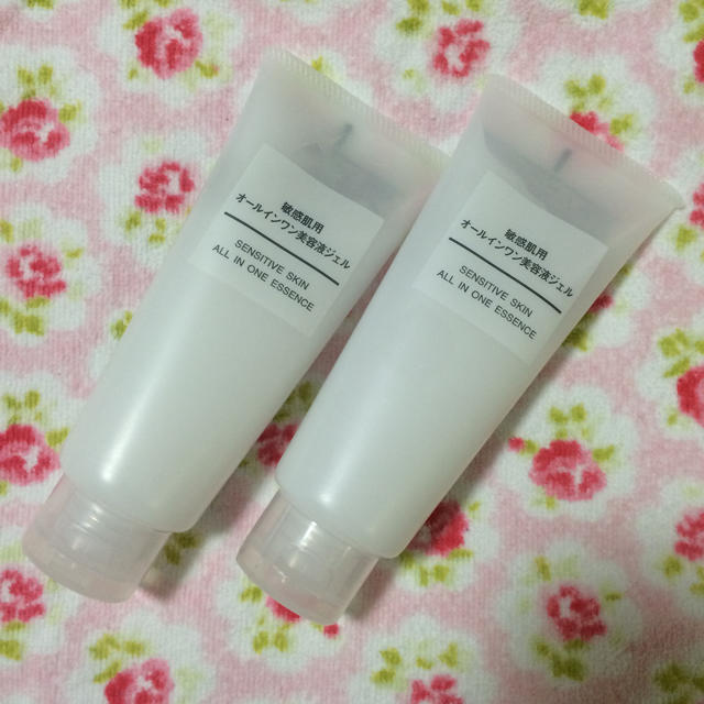 MUJI (無印良品)(ムジルシリョウヒン)の【今季購入♡新品】無印 オールインワン美容液ジェル 敏感肌用 二本セット コスメ/美容のスキンケア/基礎化粧品(オールインワン化粧品)の商品写真