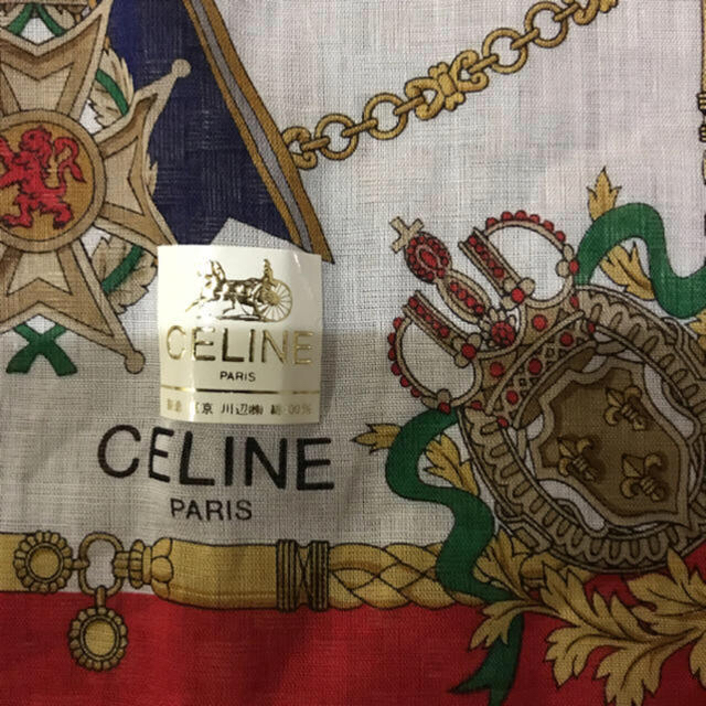 celine(セリーヌ)のセリーヌ  バンダナ、ハンカチーフ、スカーフ  新品未使用品 レディースのファッション小物(バンダナ/スカーフ)の商品写真