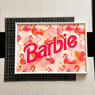 バービー(Barbie)のA4size ホワイト フォトフレーム シャネル好きさん (o^^o)(フォトフレーム)