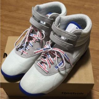 リーボック(Reebok)の15SS Reebok×MAISON KITSUNE FREESTYLE HI(スニーカー)