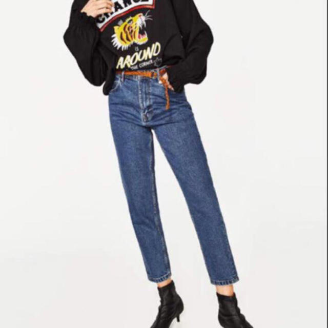 ZARA(ザラ)のzara  マムフィットジーンズ36 レディースのパンツ(デニム/ジーンズ)の商品写真