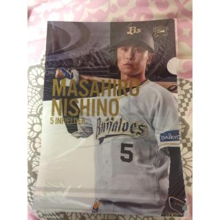 オリックスバファローズ(オリックス・バファローズ)のオリックスバファローズ 西野選手 5 クリアファイル(記念品/関連グッズ)