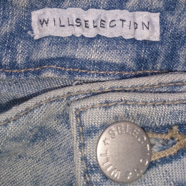 WILLSELECTION(ウィルセレクション)のウィルレースデニムスカート♪ レディースのスカート(ひざ丈スカート)の商品写真