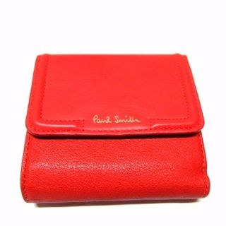 ポールスミス(Paul Smith)の新品ポールスミス Paul Smith 二つ折り財布 ボンベフラ レッド(財布)