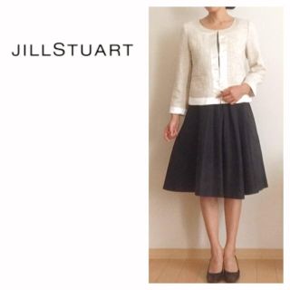 ジルスチュアート(JILLSTUART)のジルスチュアート☆ノーカラージャケット☆ツイード☆ロペ アンタイトル好きにも(ノーカラージャケット)