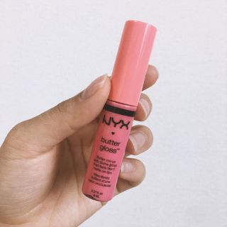 エヌワイエックス(NYX)のNYX バターグロス BLG03 PEACHES AND CREAM(リップグロス)