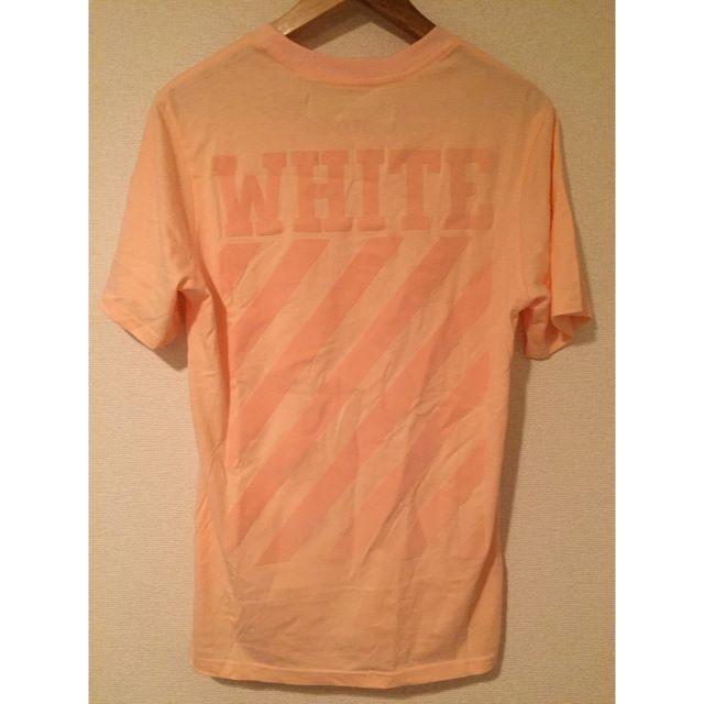 OFF-WHITE(オフホワイト)の【mimimi様専用】off-white Tシャツ　試着のみ美品　メンズＬ メンズのトップス(Tシャツ/カットソー(半袖/袖なし))の商品写真