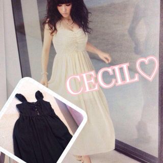 セシルマクビー(CECIL McBEE)のセシルマクビー＊マキシワンピ(ロングワンピース/マキシワンピース)