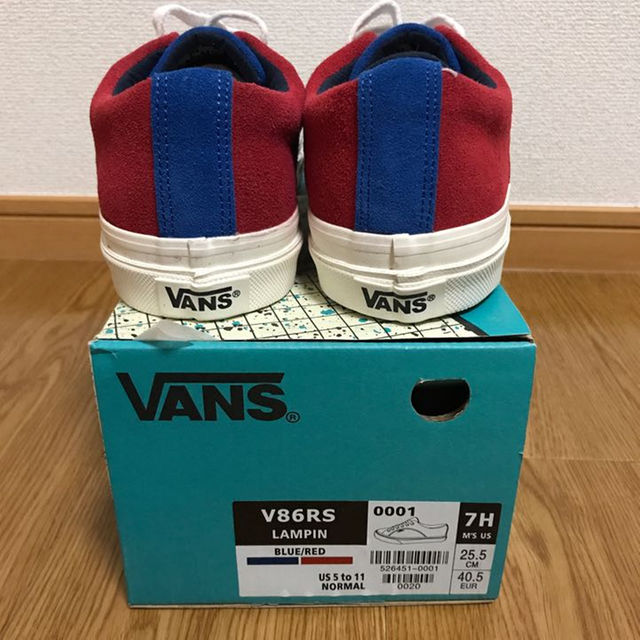 VANS(ヴァンズ)のVans Lampin red blue 赤青 メンズの靴/シューズ(スニーカー)の商品写真