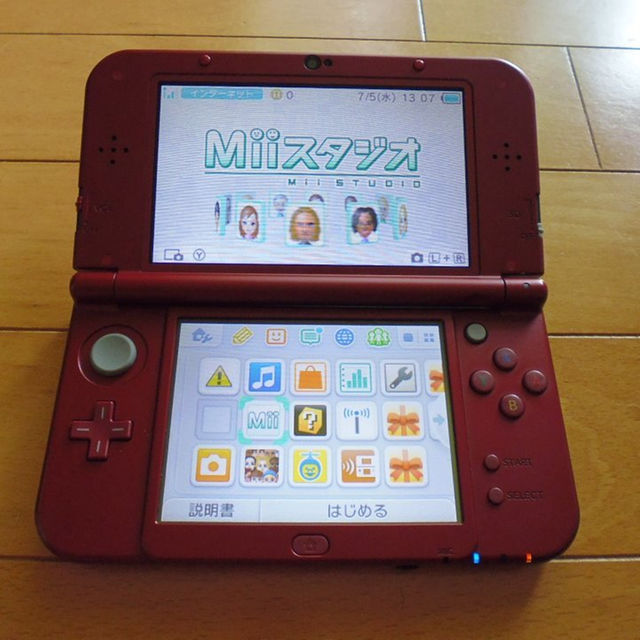 ニンテンドー3DS - 任天堂new３ＤＳLL・メタリックレッド・美品・フル ...