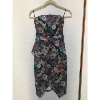 エイソス(asos)のasos花柄ドレス(ひざ丈ワンピース)