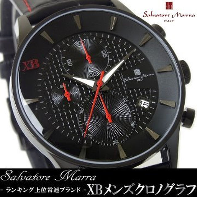 Salvatore Marra(サルバトーレマーラ)のサルバトーレマーラ時計☆3種のギョーシェ模様！!上品な顔立ち・クロノ搭載☆ メンズの時計(その他)の商品写真