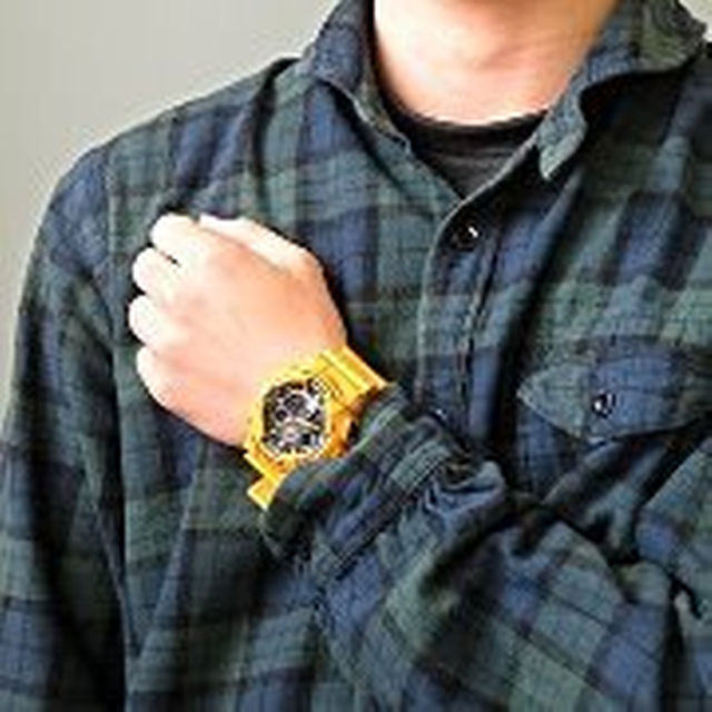 CASIO(カシオ)のカシオ時計☆アナログ・デジタルNewコンビネーションモデル！☆イエロー レディースのファッション小物(腕時計)の商品写真