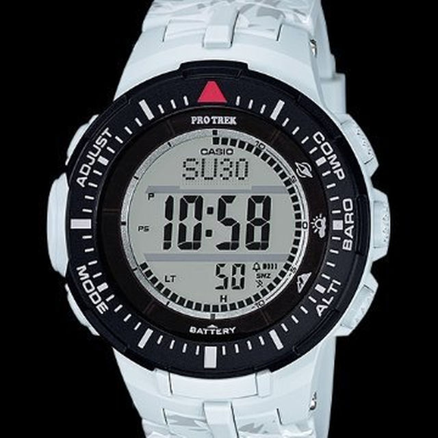 CASIO(カシオ)のカシオ時計☆新トリプルセンサー搭載！！ タフソーラー・ 耐低温仕様を搭載☆ レディースのファッション小物(腕時計)の商品写真