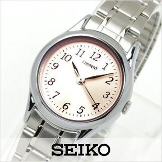 セイコー(SEIKO)のセイコー時計☆シンプルで上品！！セイコースタンダード・淡いピンク☆ldy(腕時計)