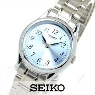 セイコー(SEIKO)のセイコー時計☆シンプルで上品！！セイコースタンダード・淡いブルー☆ldy(腕時計)