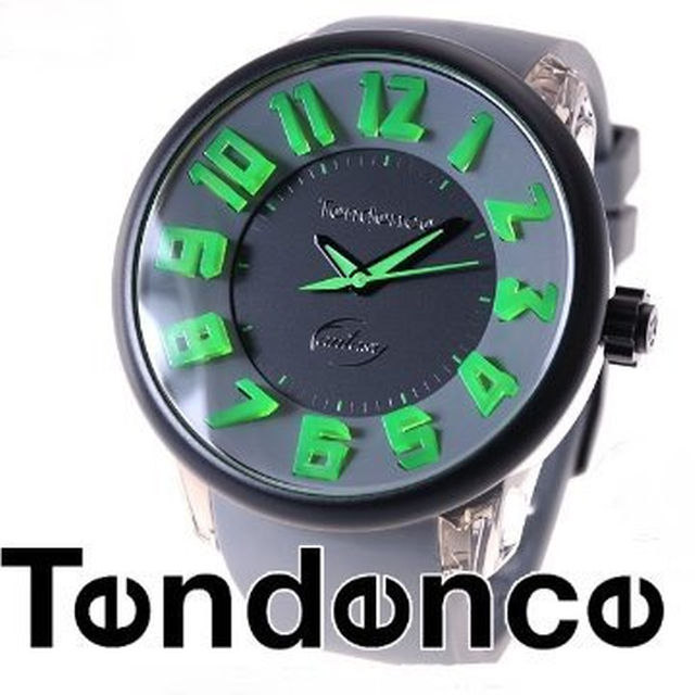 TENDENCE ファンタジー　腕時計　シルバー×ホワイト　ユニセックス　蓄光