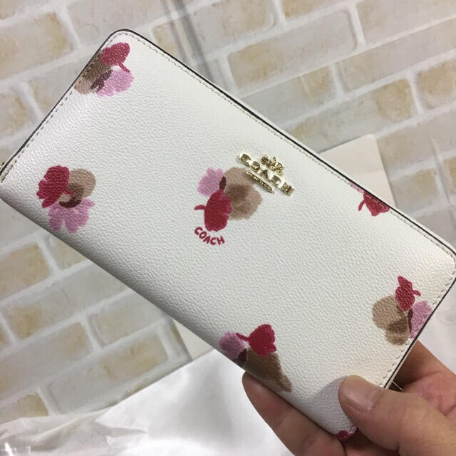 COACH(コーチ)の処分セール❣️新品コーチ ラウンドファスナー長財布 F53794 ホワイト レディースのファッション小物(財布)の商品写真