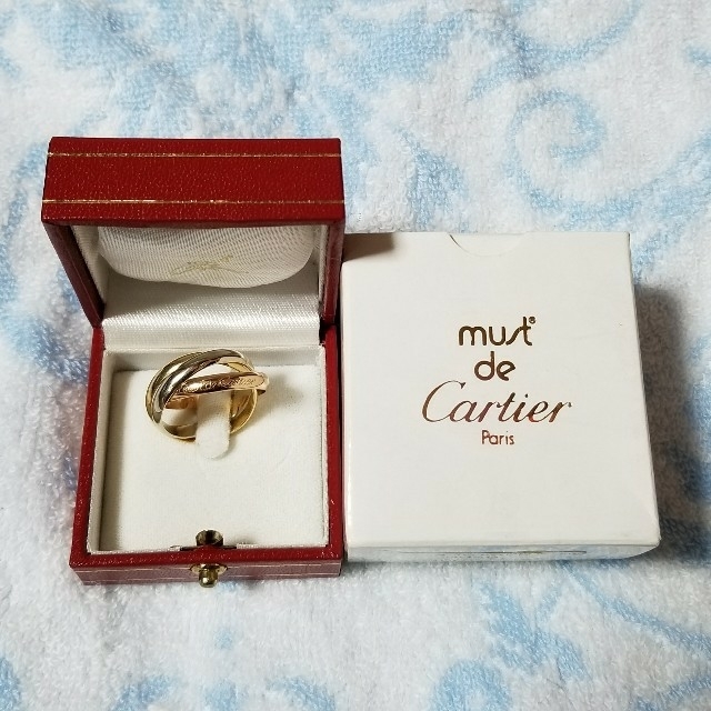 Cartier(カルティエ)のチシャ猫様専用　Cartier　カルティエ　トリニティリング　58号　美品 レディースのアクセサリー(リング(指輪))の商品写真