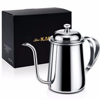 コーヒードリップケトル 細口ポット ドリップポット ステンレス製 650ML(容器)