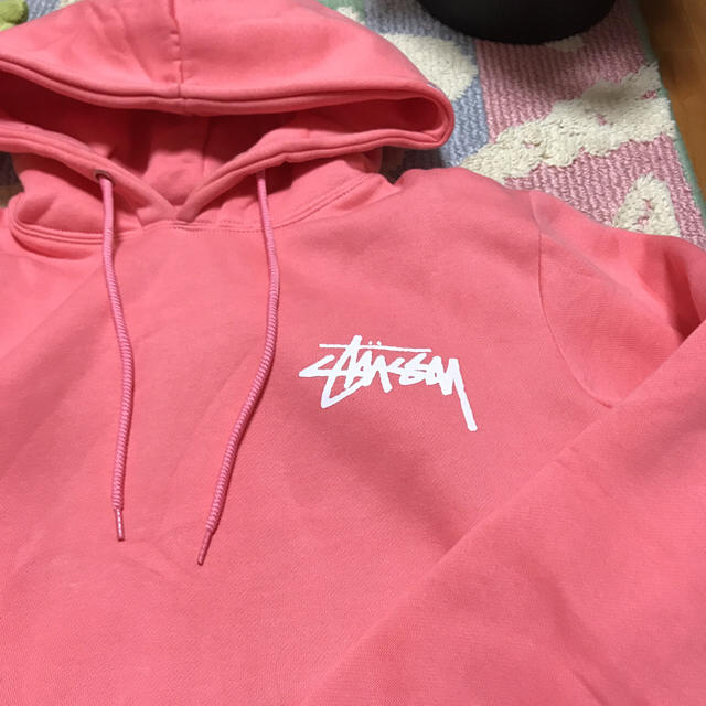 Stussy ステューシー パーカー ピンクの通販 By Sm623 S Shop ステューシーならラクマ