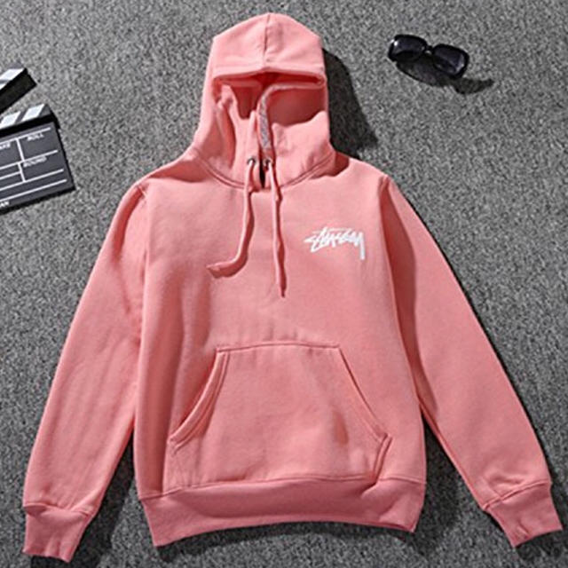 STUSSY - ステューシー パーカー ピンクの通販 by ..sm623's STUSSY - ステューシー パーカー ピンクの通販 by ..sm623's