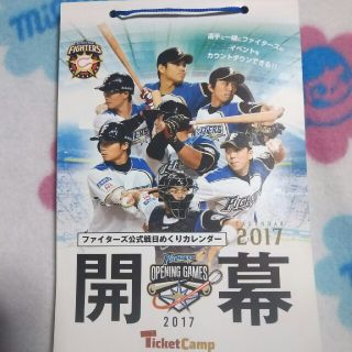 ニホンハム(日本ハム)のファイターズ 2017 日めくりカレンダー(カレンダー/スケジュール)