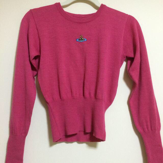 ヴィヴィアンウエストウッド(Vivienne Westwood)のめーさま専用☆ビビットピンクのセーター(ニット/セーター)