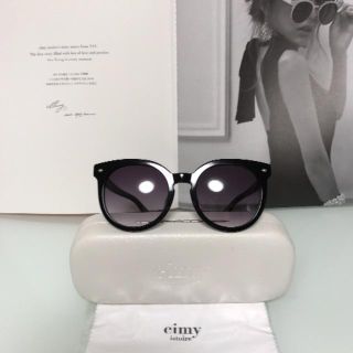 エイミーイストワール(eimy istoire)の即完売 eimy マーブルサングラス（BLACK）(サングラス/メガネ)