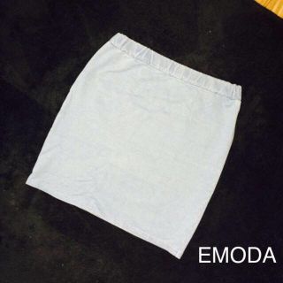 エモダ(EMODA)のEMODA☆デニム風スカート(ミニスカート)