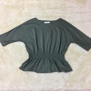 ユナイテッドアローズグリーンレーベルリラクシング(UNITED ARROWS green label relaxing)のウエストシャーリングカットソー(カットソー(長袖/七分))