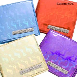 Gucciny&Co メンズ用エナメル 二つ折り財布◆wal-092(折り財布)