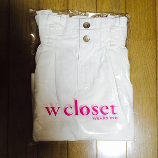 ダブルクローゼット(w closet)のw closet スカート  新品(ひざ丈スカート)