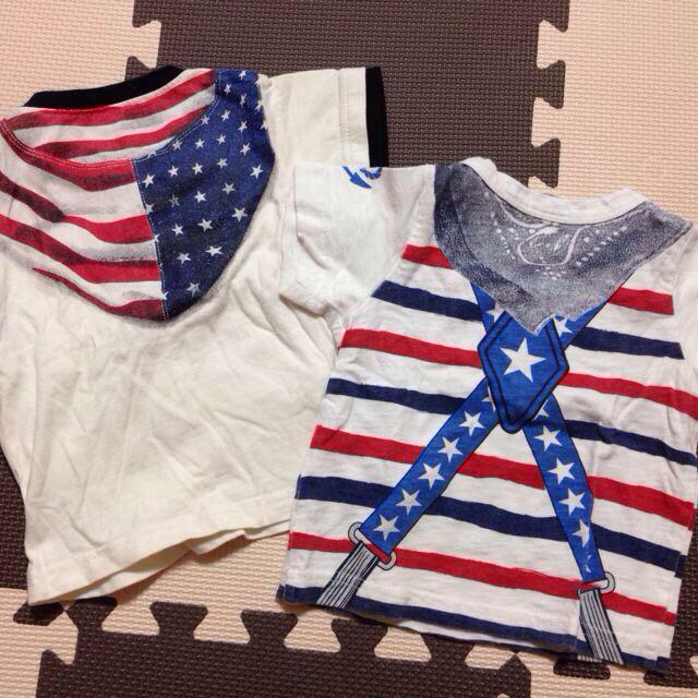 Ｔシャツ☆２set+jam風+マリン風 キッズ/ベビー/マタニティのキッズ服男の子用(90cm~)(その他)の商品写真