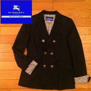 バーバリーブルーレーベル(BURBERRY BLUE LABEL)の【BURBERRY BLUE LABEL】ダブルボタンテーラードジャケット+.＊(テーラードジャケット)