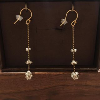 アガット(agete)の専用　agate  華奢パールピアス(ピアス)