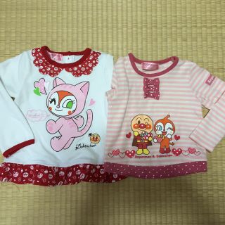 バンダイ(BANDAI)のアンパンマン ドキンちゃん トレーナー2枚セット 95(Tシャツ/カットソー)