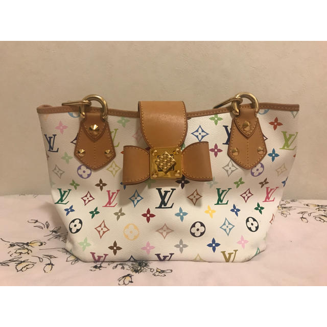 LOUIS VUITTON(ルイヴィトン)の【新品 本物】ルイヴィトン マルチカラーリボンバック レディースのバッグ(ハンドバッグ)の商品写真