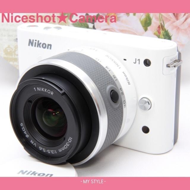 Nikon - 16GB Wi-Fiカード付きNikon1 J1可愛いホワイトの通販 by Niceshot📸's shop｜ニコンならラクマ