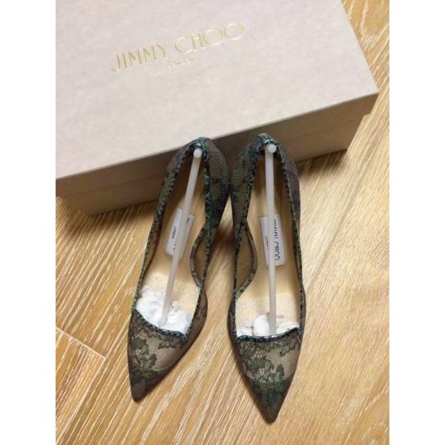 保存版】 JIMMY CHOO - ジミーチュウ JIMMY CHOO レースパンプス 新品