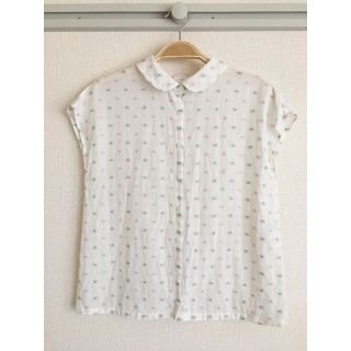 ミナペルホネン(mina perhonen)の【kamiyuさん専用】Sally Scott(サリースコット)ドット柄シャツ(Tシャツ(半袖/袖なし))