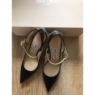 ジミーチュウ(JIMMY CHOO)のジミーチュウ　JIMMY CHOO　パンプス　アンクルストラップ　新品(ハイヒール/パンプス)